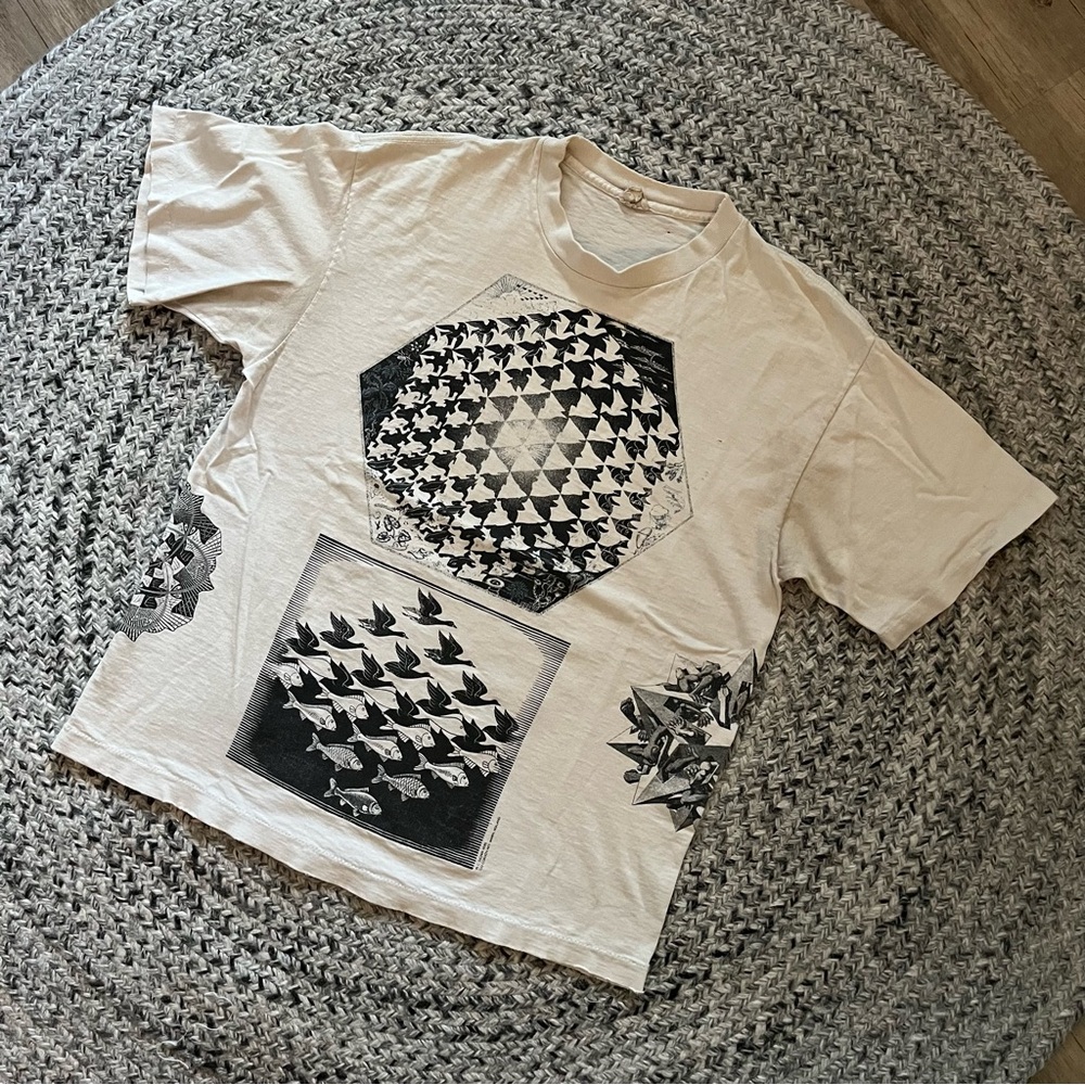 Vintage MC Escher graphic t-shirt